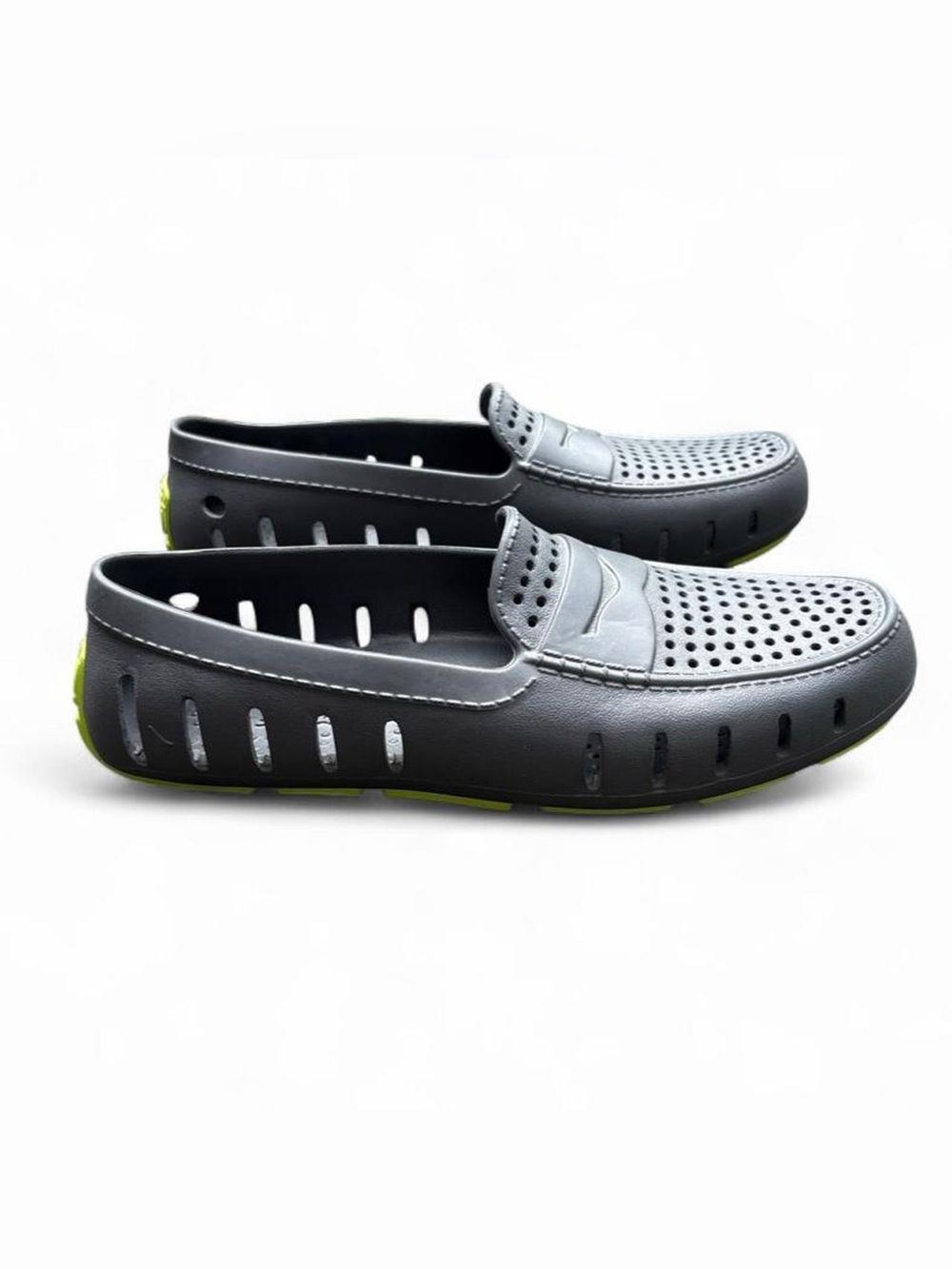 Floafers gray & green slip-on waterproof shoes